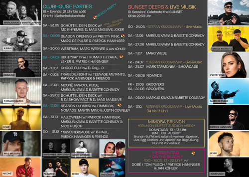 CLUBHOUSE w/ WESTBAM, MARC WERNER & JAN KÖHLER