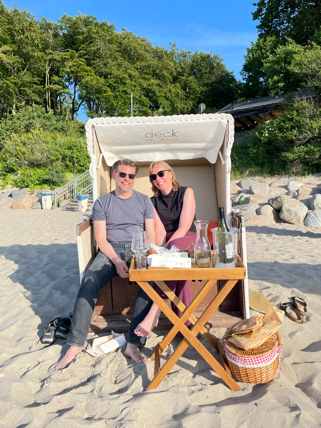 STRANDKORB PICKNICK in erster Lage