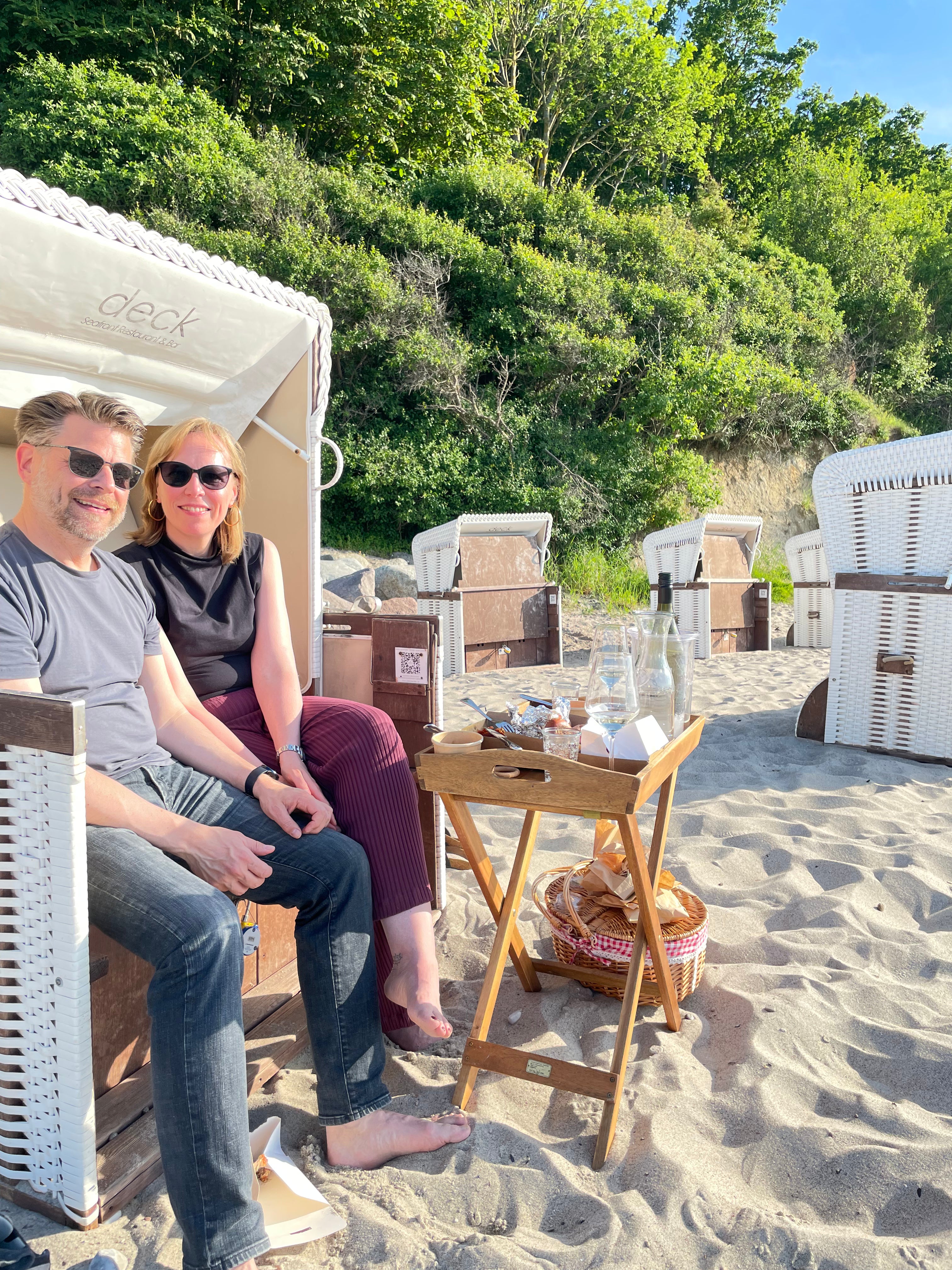 STRANDKORB PICKNICK in erster Lage