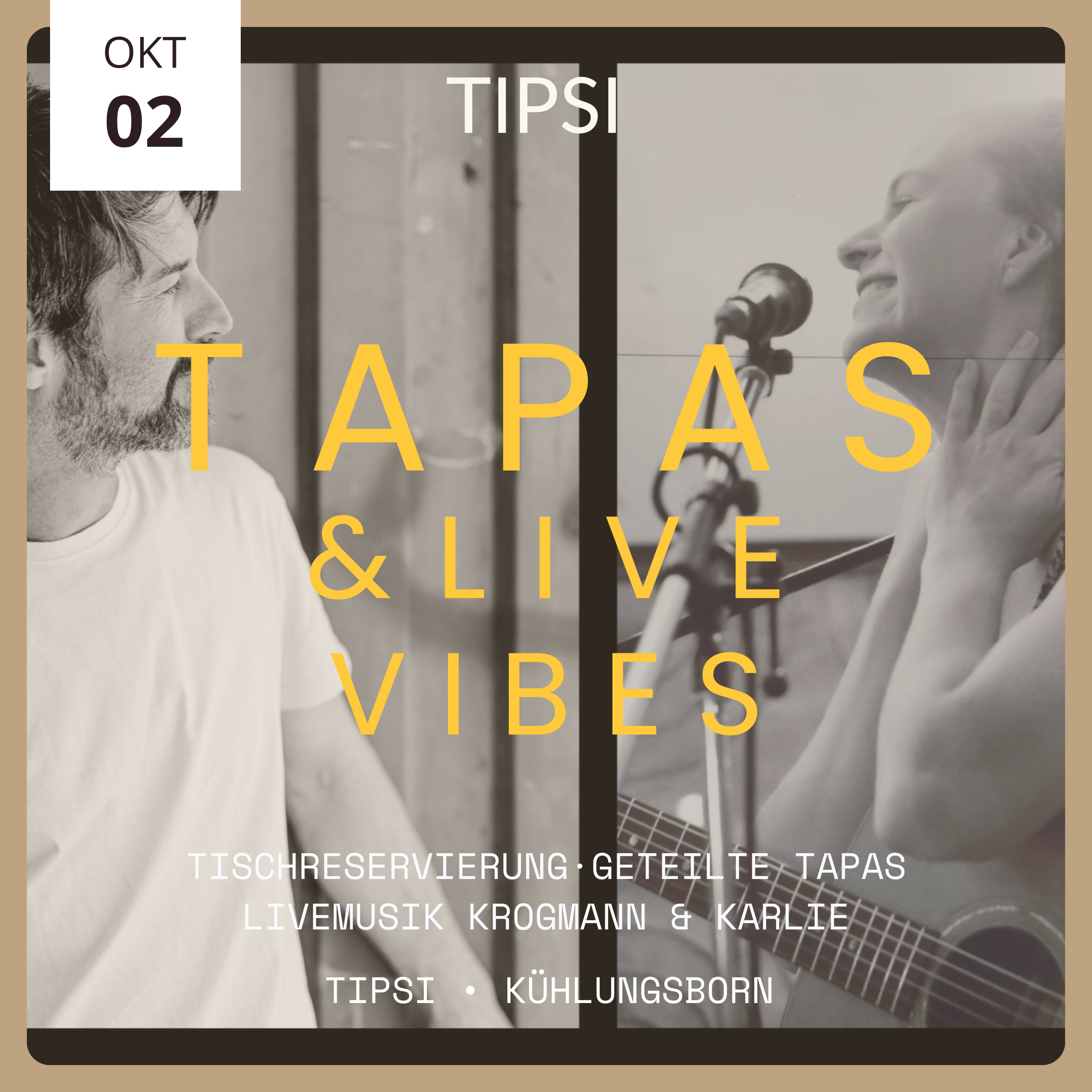 TAPAS & LIVE VIBES - HERBST SPECIAL
